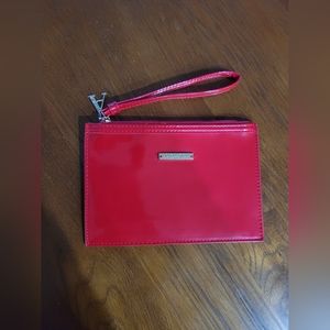 Gorgio Armani Red Clutch / Makeup Bag